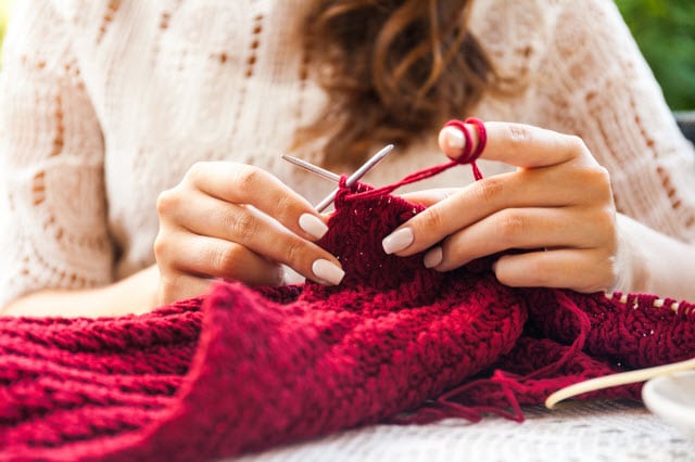 Knitting Handspun Yarn